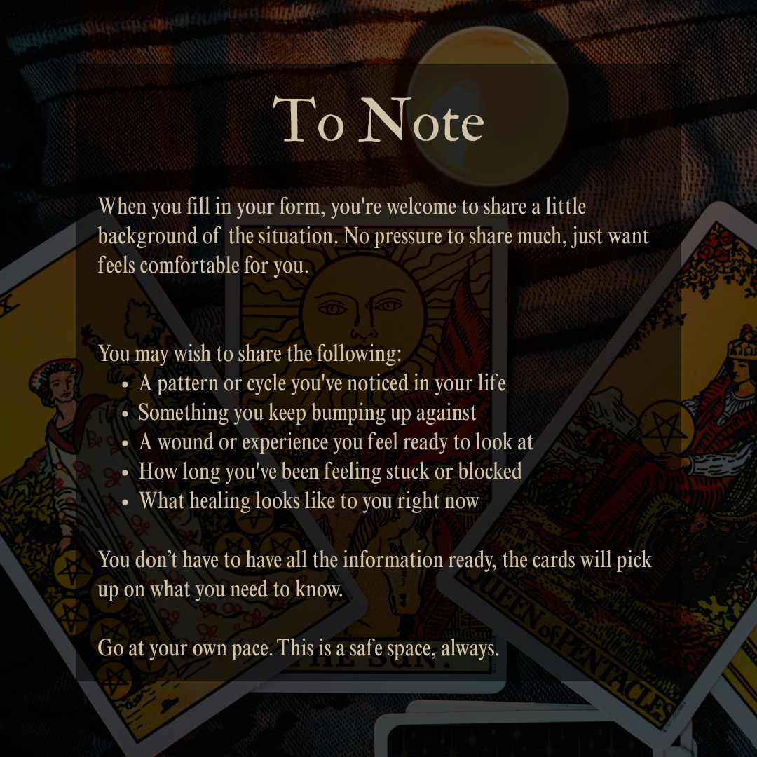 Shadow Work Reading — Patterns, Blocks & Inner Healing (Voice Note + PDF Summary)