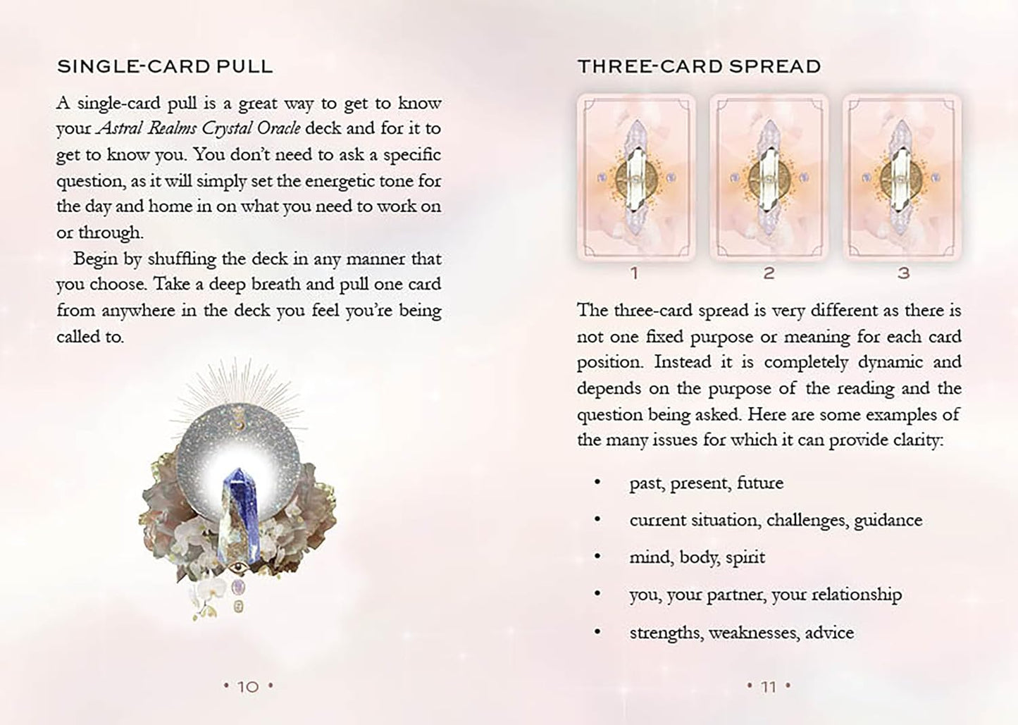 Astral Realms Crystal Oracle: A 33-Card Deck and Guidebook