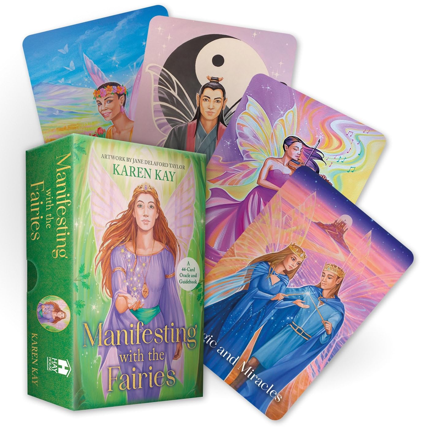 Manifesting with Fairies Oracle Deck + Guidebook