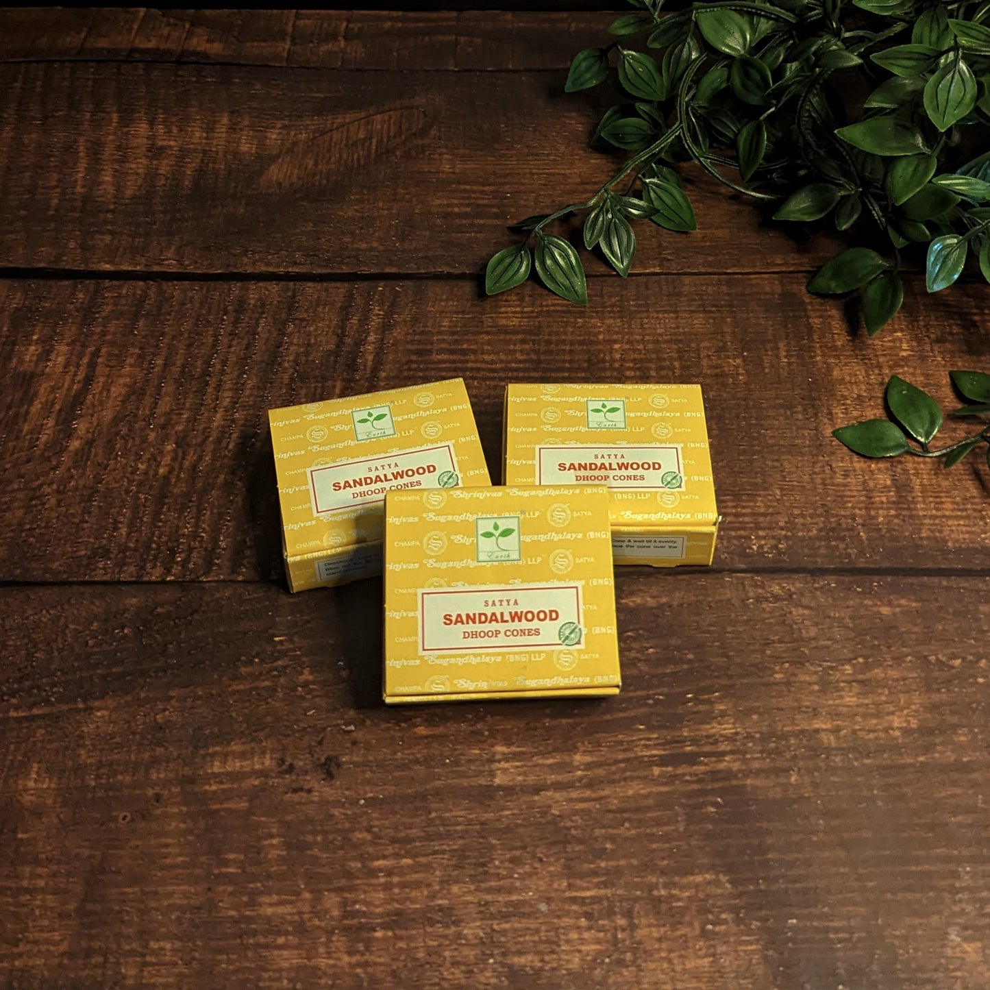 SATYA - Sandalwood Cone Incense - Maya Candle Co