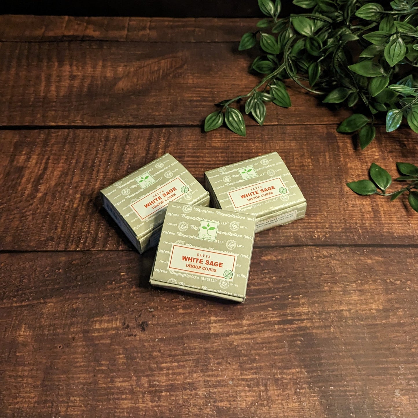 SATYA - White Sage Cone Incense - Maya Candle Co