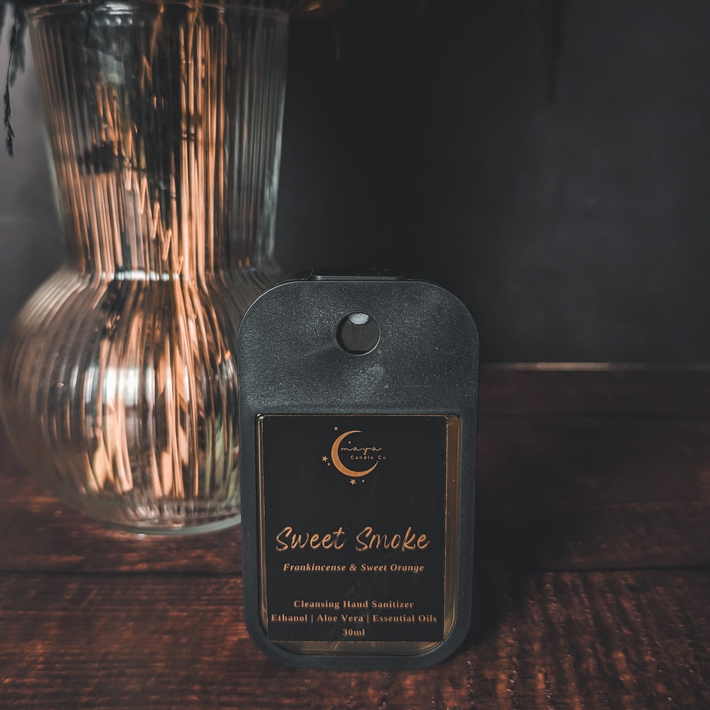 Sweet Smoke Hand Sanitizer - Maya Candle Co
