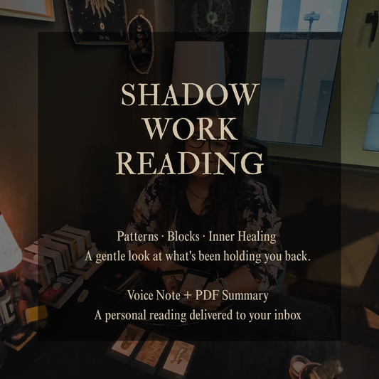 Shadow Work Reading — Patterns, Blocks & Inner Healing (Voice Note + PDF Summary)